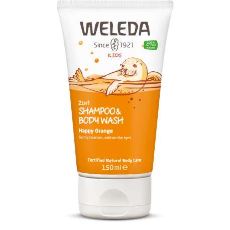 CHAMPU Y GEL DE DUCHA 2 EN 1 NARANJA FRUTAL X 150 ML WELEDA