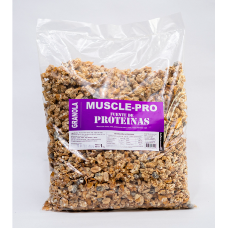 GRANOLA PROTEICA X 1 KG. MUSCLE PRO