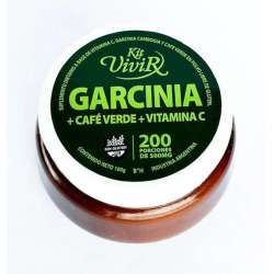 GARCINIA + CAFE VERDE + VITAMINA C. POTE X 200 PORCIONES. KIT VIVIR