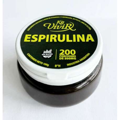 SPIRULINA PURA X 40 GR KIT VIVIR