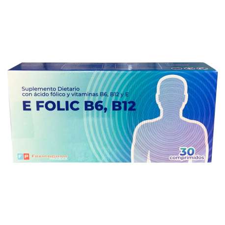E FOLIC B6 + B12 X 30 COMP. FRAMINGHAM