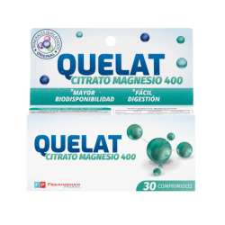 QUELAT CITRATO DE MAGNESIO 400 X 30 COMP. FRAMINGHAM