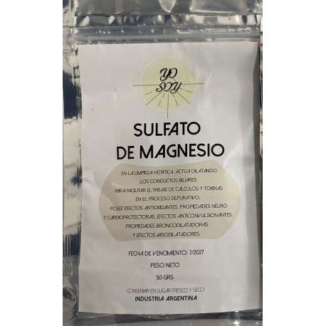 SULFATO DE MAGNESIO X 50 GR. SALUTIS VITAE
