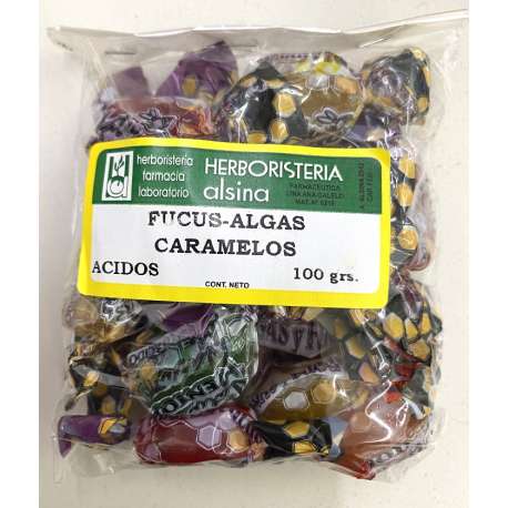 CARAMELOS DE FUCUS Y ALGAS X 100 GR. HERBORISTERIA ALSINA