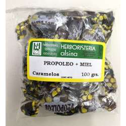 CARAMELOS DE PROPOLEO Y MIEL X 100 GR. HERBORISTERA ALSINA