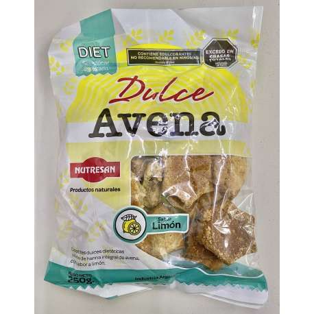 GALLETITAS DULCE AVENA S/AZUCAR NUTRESAN