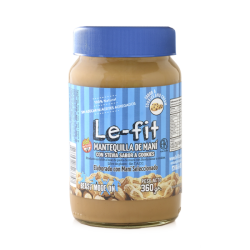 MANTEQUILLA DE MANI CON COOKIES AND CREAM X 380 GR LE-FIT