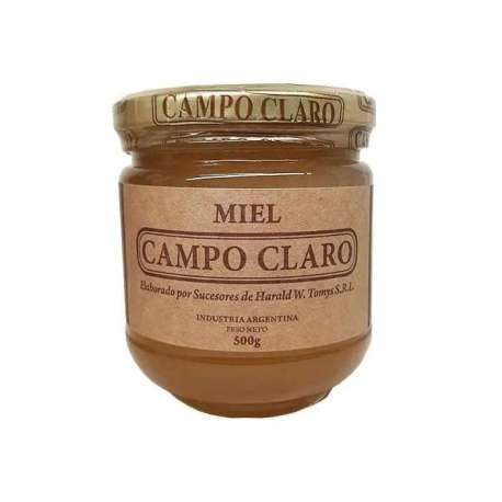 MIEL PURA ORGANICA X 500 GR. CAMPO CLARO