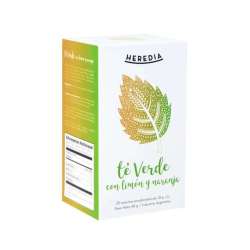 TE VERDE C/LIMON Y NARANJA X 25 SAQ. HEREDIA