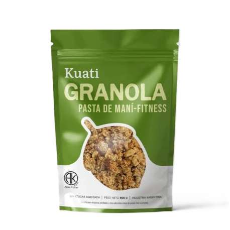 GRANOLA PASTA DE MANI X 400 GR KUATI