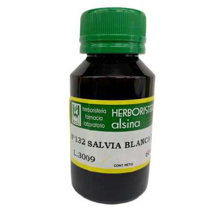 TINTURA MADRE SALVIA BLANCA HERBORISTERIA ALSINA