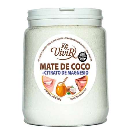 MATE DE COCO CALCIO X 150 GR KIT VIVIR
