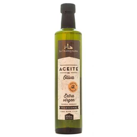 ACEITE DE OLIVA X 500 ML EXTRA VIRGEN LA TRANQUILINA