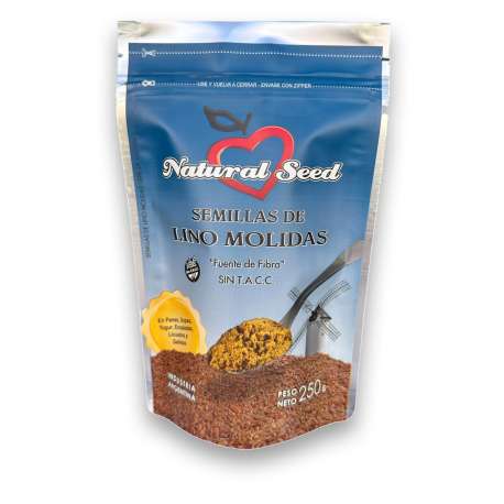 LINO MOLIDO X 250 GR. NATURAL SEED