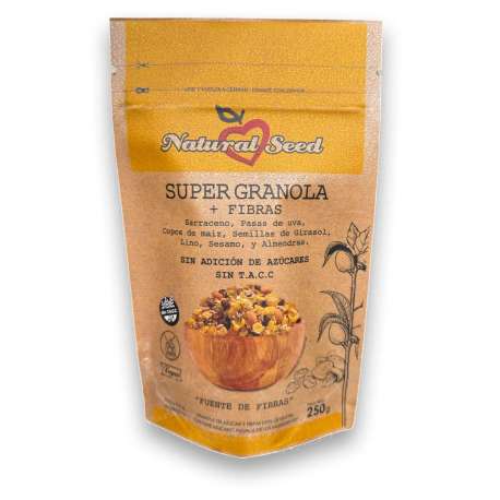 SUPER GRANOLA X 250 GR. NATURAL SEED