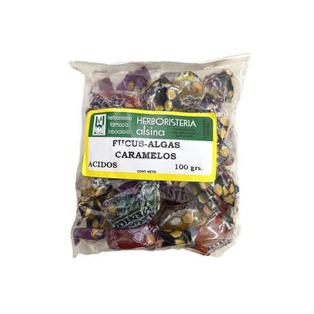 CARAMELOS DE FUCUS Y ALGAS X 100 GR. HERBORISTERIA ALSINA