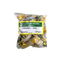 CARAMELOS DE JENGIBRE Y MIEL X 100 GR. HERBORISTERIA ALSINA