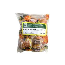 CARAMELOS DE MIEL + NARANJA + VITAMINA C X 100 GR. HERBORISTERA ALSINA