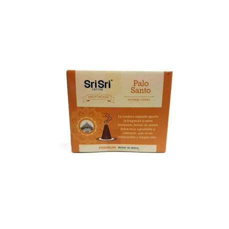 SAHUMERIO PREMIUM PALO SANTO CONOS X 25 GR SRI SRI TATTVA