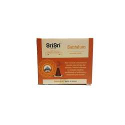 SAHUMERIO PREMIUM SANTALUM CONOS X 25 GR SRI SRI TATTVA