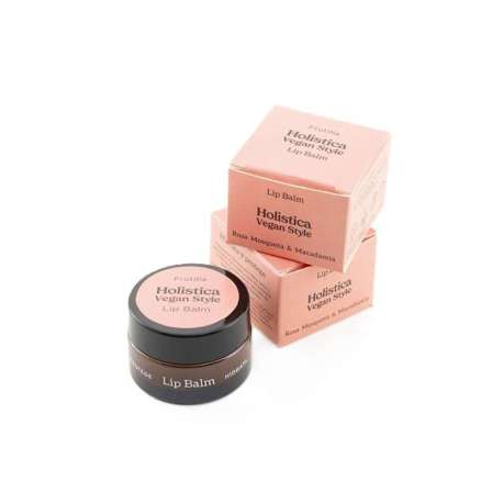 BALSAMO LABIAL ROSA MOSQUETA Y MACADAMIA (FRUTILLA) X 18 GR. BOTANIKA-NATIER