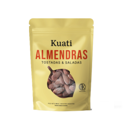 ALMENDRAS TOSTADAS Y SALADAS X 150 GR. KUATI