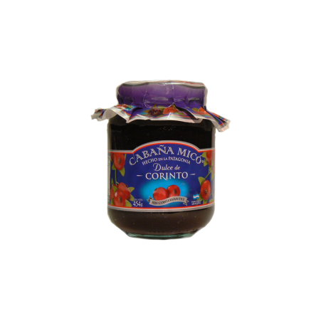 MERMELADA CORINTO CON AZUCAR X 454 GR. CABAÑA MICO - EL BOLSON