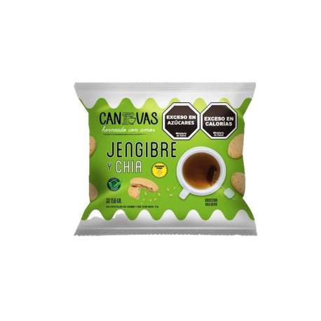 GALLETITAS JENGIBRE Y CHIA X 150 GR CANVAS