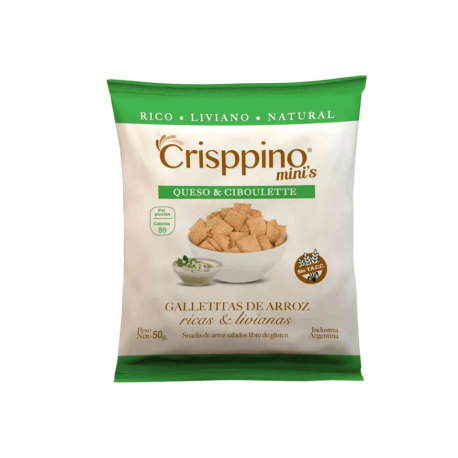 GALLETA DE ARROZ SABOR CIBOULETTE CRISSPINO