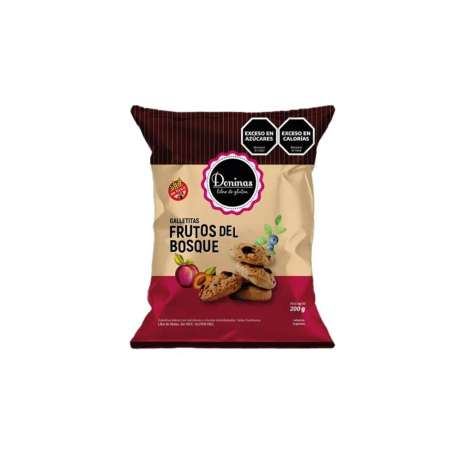 GALLETITAS FRUTOS DEL BOSQUE X 200 GR DONINAS