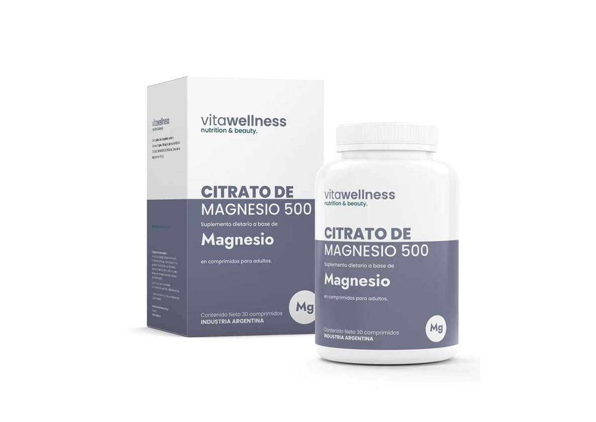 CITRATO DE MAGNESIO 500 X 30COMP VITAWELLNES