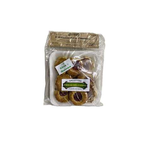 PEPAS MEMBRILLO CON SEMILLA CHIA Y QUINOA X 150 GR.  FIBRAS DEL CAMPO