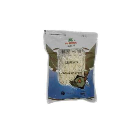 FIDEO DE ARROZ SABOR  NATURAL GRUESO X 200 GRS. FUSHENG
