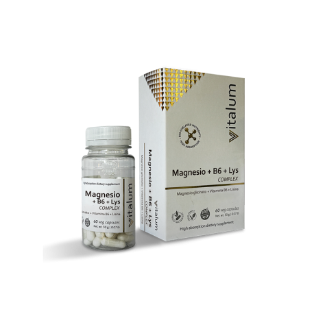 MAGNESIO + B6 + LISINA COMPLEX X 60 CAPS VITALUM