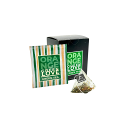 TE HEBRAS ORANGE GREEN LOVE (GREEN TEA) X 10 SAQ. INTI ZEN