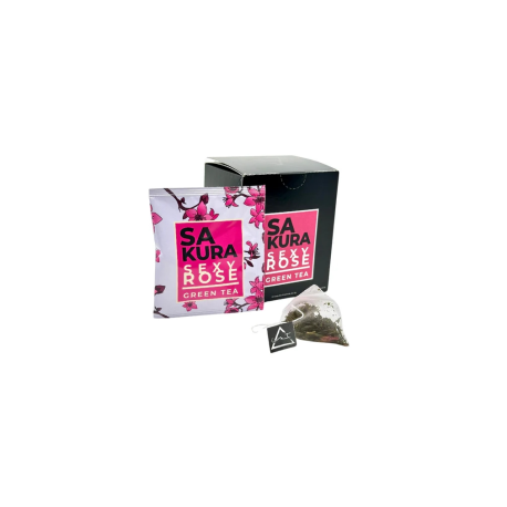 TE HEBRAS SAKURA SEXY ROSE (GREEN TEA) X 10 SAQ. INTI ZEN