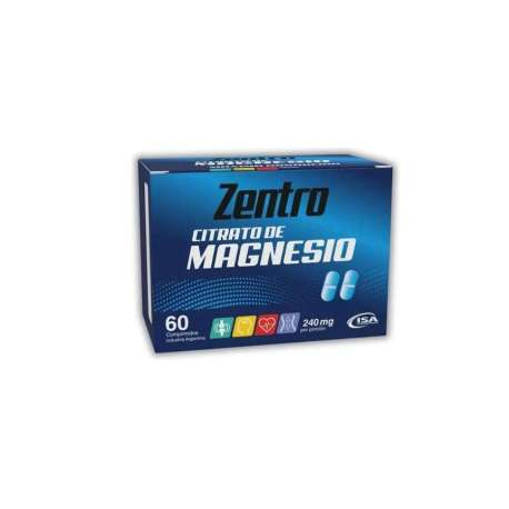 ZENTRO CITRATO DE MAGNESIO X 60 COMP. ISA