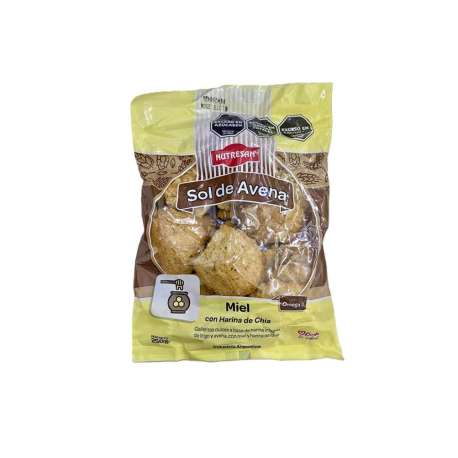 GALLETITAS SOL DE AVENA C/MIEL Y HARINA DE CHIA NUTRESAN