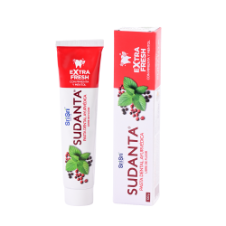 SUDANTA EXTRA FRESH PIMIENTA Y MENTOL X 200 GR. SRI SRI TATTVA-AYURVEDA