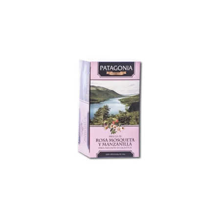 TE DE ROSA MOSQUETA Y MANZANILLA SAQUITOS PATAGONIA
