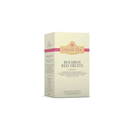 TE ROOIBOS RED FRUITS X 20 SAQ. DELHI TEA-DROGUERIA ARGENTINA