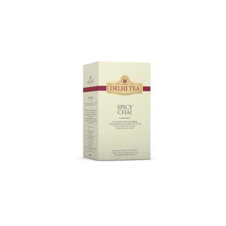 TE SPICY CHAI X 20 SAQ. DELHI TEA-DROGUERIA ARGENTINA