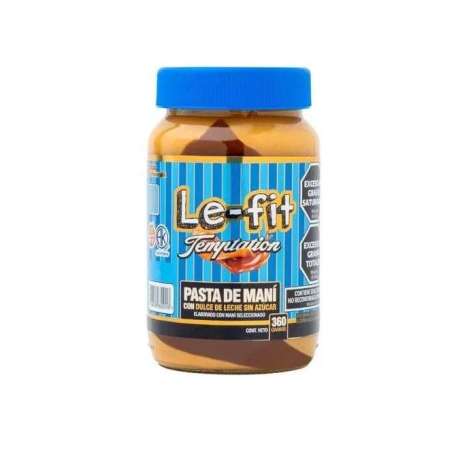 MANTEQUILLA DE MANI CON DULCE DE LECHE TENTATION X 360 GR. LE FIT