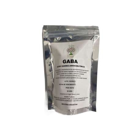 GABA(ACIDO GAMMA-AMINOBUTIRICO) X 50 GR PRODUCTOS IMPORTADOS