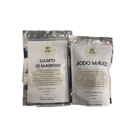 KIT DE LIMPIEZA HEPATICA(ACIDO MATICO + DULFATO DE MAGNESIO)PRODUCTOS IMPORTADOS