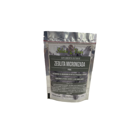 ZEOLITA MICRONIZADA PURA X 100 GR