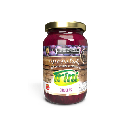 MERMELADA DE CIRUELAS CON STEVIA TRINI