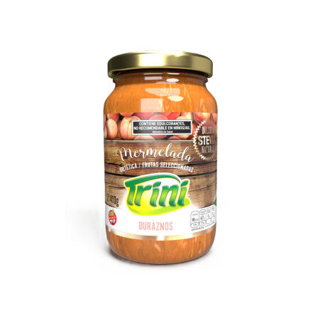 MERMELADA DE DURAZNO CON STEVIA TRINI