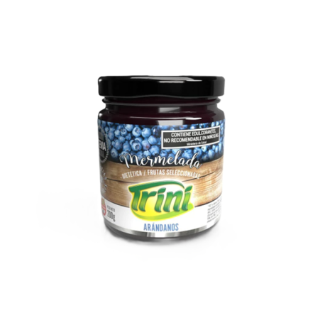 MERMELADA ARANDANOS CON STEVIA X 200 GR. TRINI