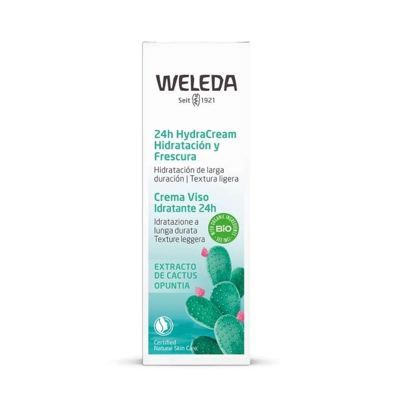 24 HS HYDRACREAM HIDRATACION CACTUS X 30 ML. WELEDA - Distribuidora Liliana